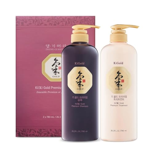 DAENG GI MEO RI - Ki Gold Premium Shampoo, Treatment, and Travel Pouch Set (10ml Pouch)